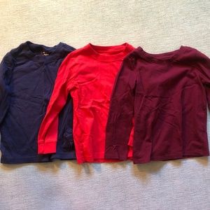 Toddler boys solid color tshirts